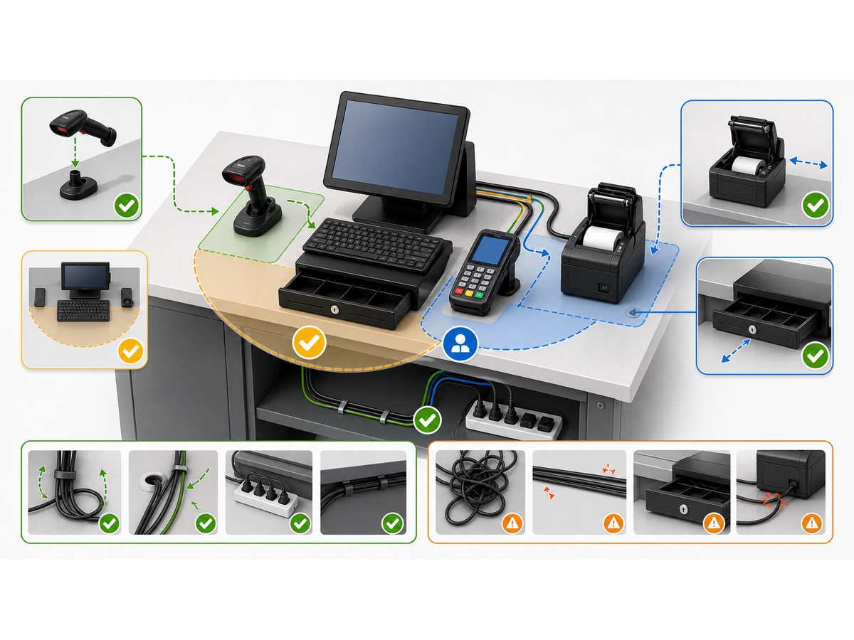 3D service map for POS Refresh Projects: Preparing Lanes, Registers and Peripherals for Rollout Work