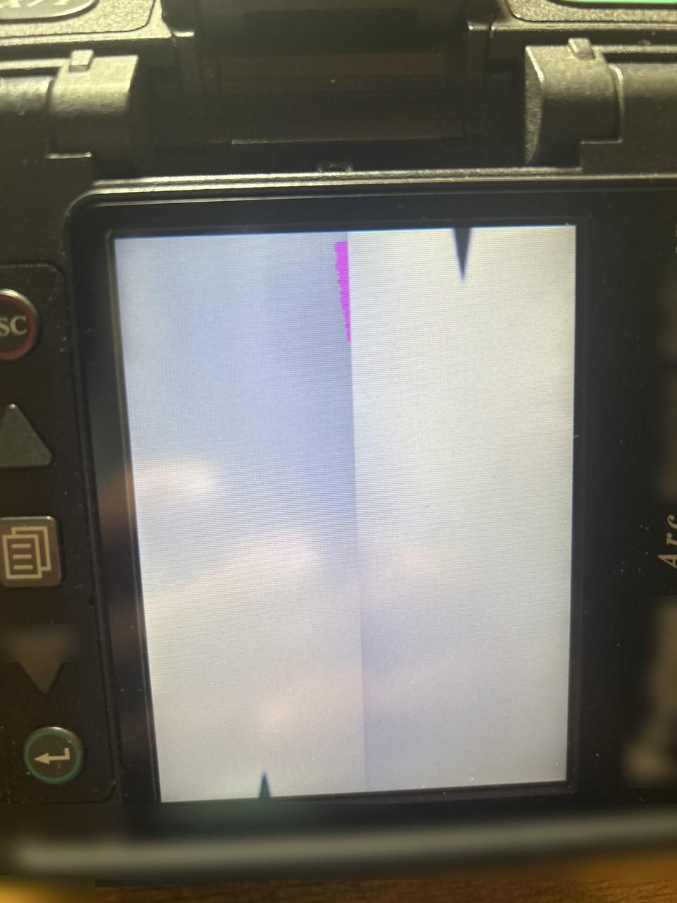 Onsite service photo showing fiber service route and termination work at the service handoff point