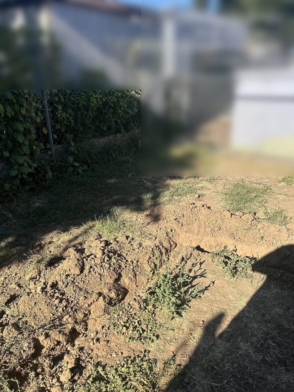 Public-safe portfolio image of fiber cable trench and underground service route