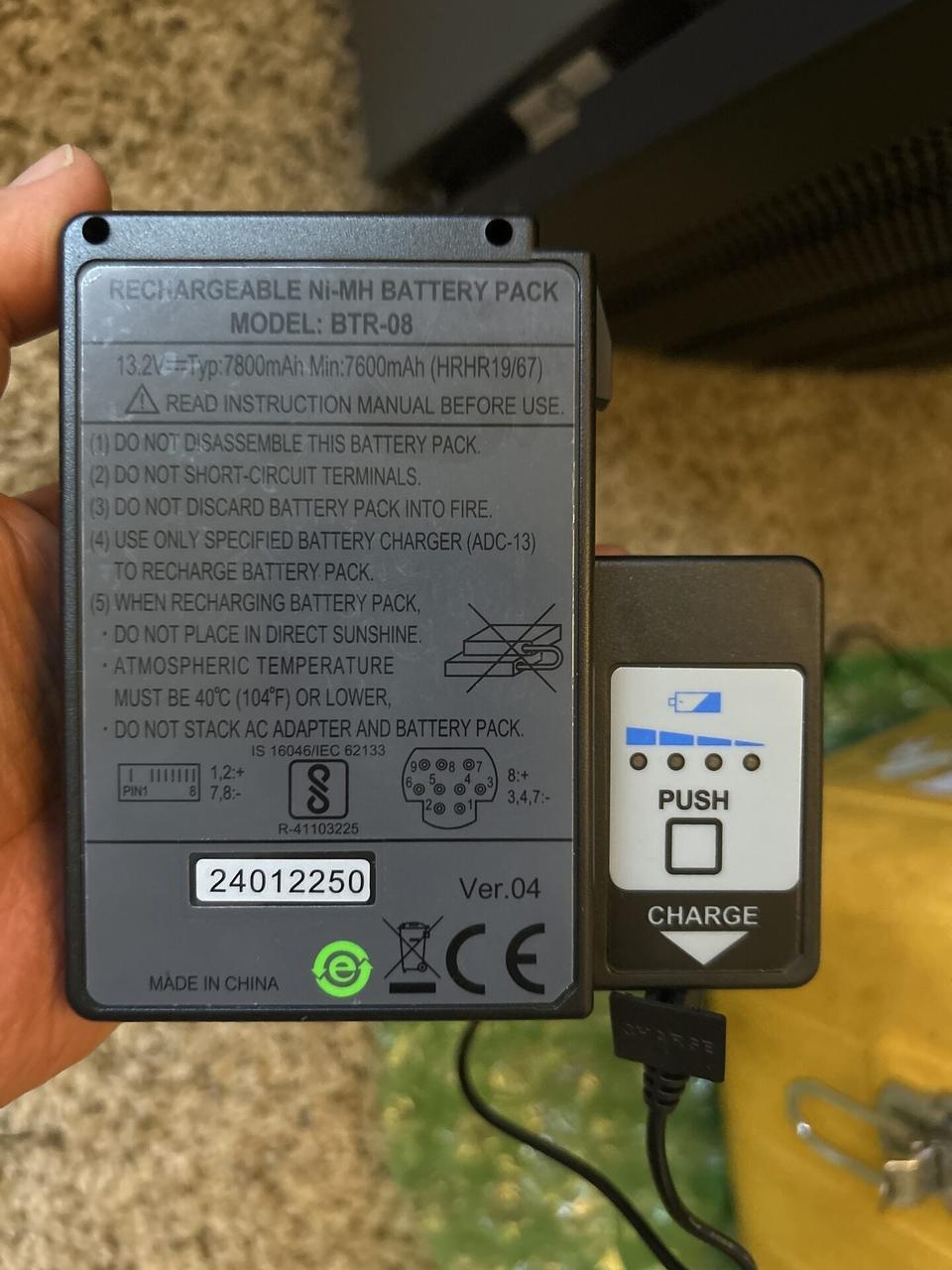 Service documentation showing low-voltage device wiring documented onsite before trim-out or final setup