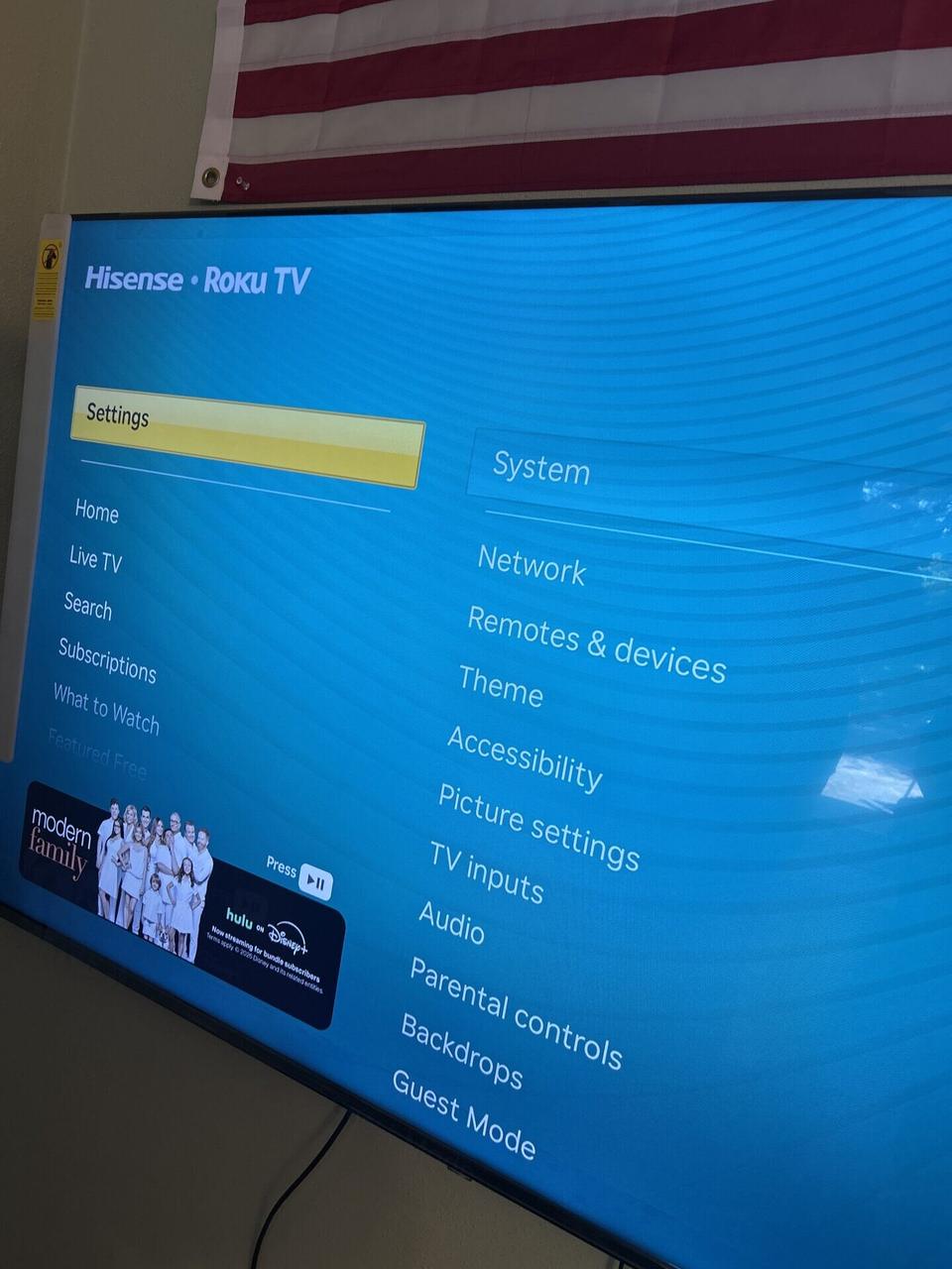 Service documentation showing TV service photo reviewed for public-safe TV-related use